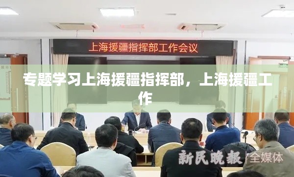 专题学习上海援疆指挥部,上海援疆工作